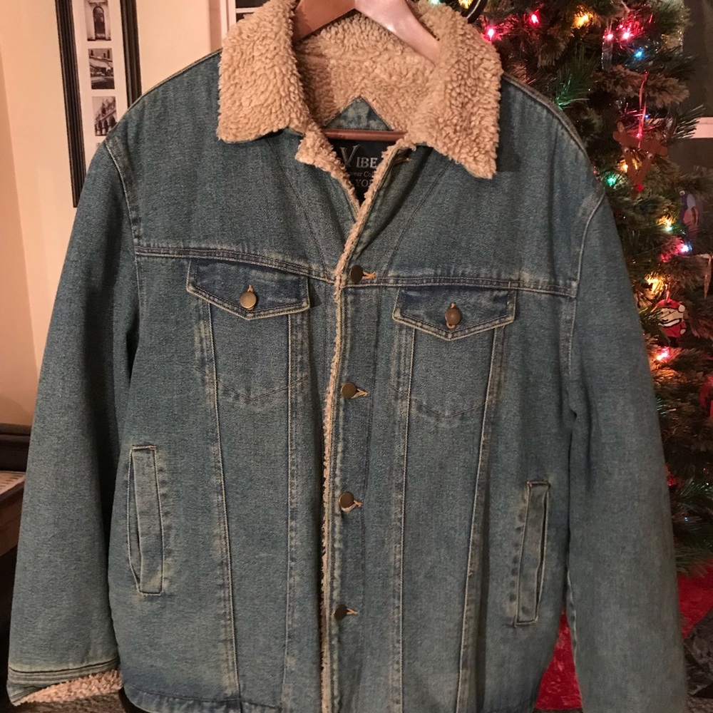 Sherpa Lined Denim Jacket